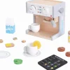 Spielba Holzspielwaren Spiel-Haushaltsgerät Kaffeemaschine mit Zubehör