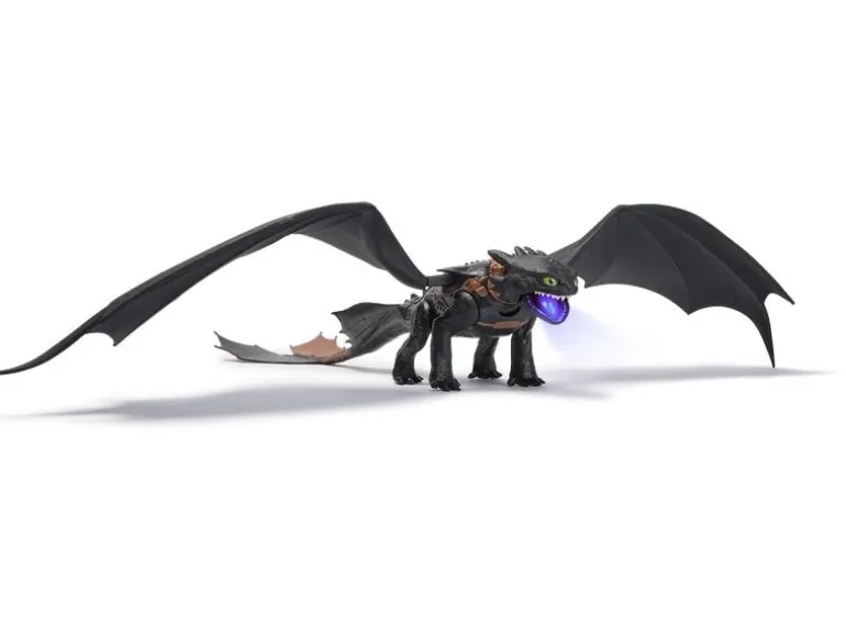 Spinmaster Spielzeugfigur Dragons Plasma Blast Ohnezahn