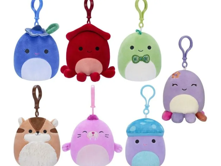Squishmallows Plüsch Squishmallow Clip-On 9 cm, assortiert