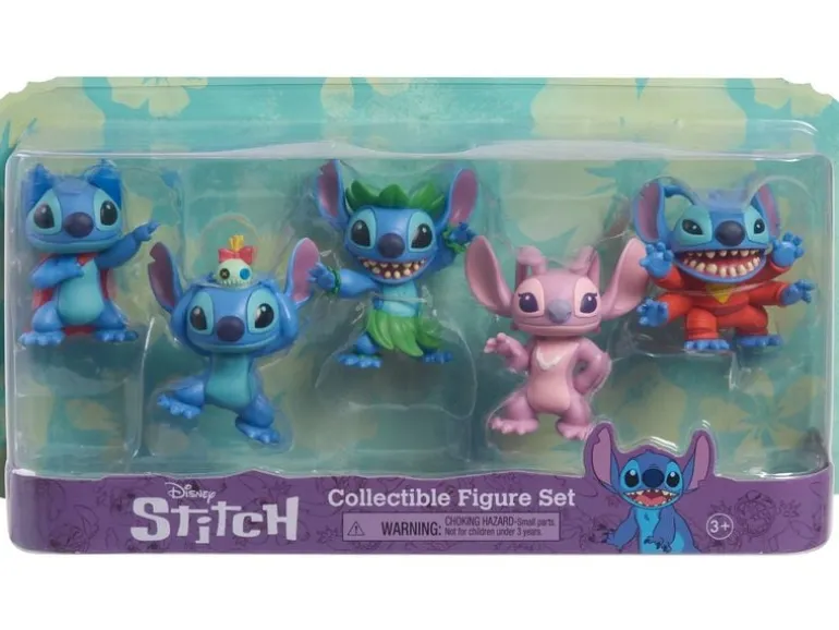 Stitch Figur Disney Stitch 5er Set 8 cm