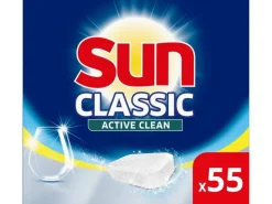 SUN Maschinenspülmittel Classic Active Clean Lemon 55 Tabs