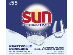 SUN Maschinenspülmittel Classic Active Clean Regular 55 Tabs