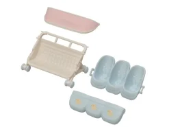 Sylvanian Families Sylvanian Families Drillings-Kinderwagen