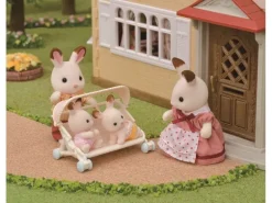 Sylvanian Families Sylvanian Families Drillings-Kinderwagen