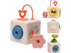 TAF-TOYS Aktivitätenwürfel Peek & Play, 6M+