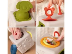TAF-TOYS Aktivitätenwürfel Peek & Play, 6M+