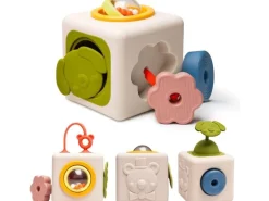 TAF-TOYS Aktivitätenwürfel Peek & Play, 6M+