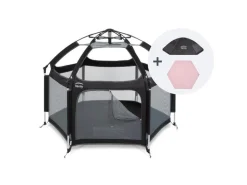 tenty Laufgitter Set Schwarz/Rosa