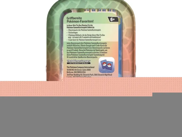 The Pokémon Company Pokémon Illumina City Mini Tin -DE-