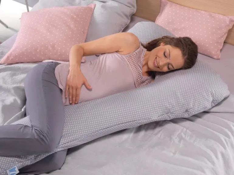 Theraline Seitenschläfer & Stillkissen my7 Bambus Weiss