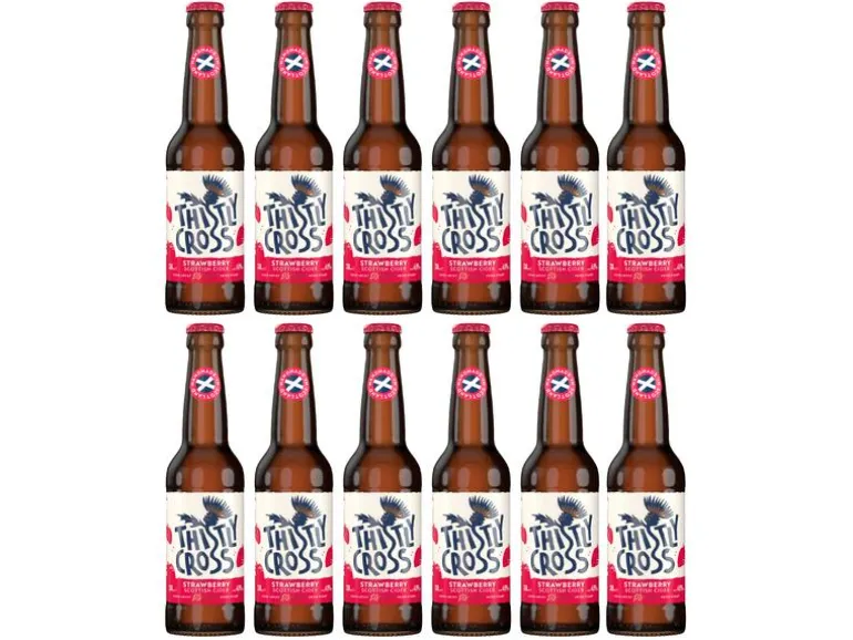 Thistly Cross Cider Erdbeer Cider 12 x 0.33 l