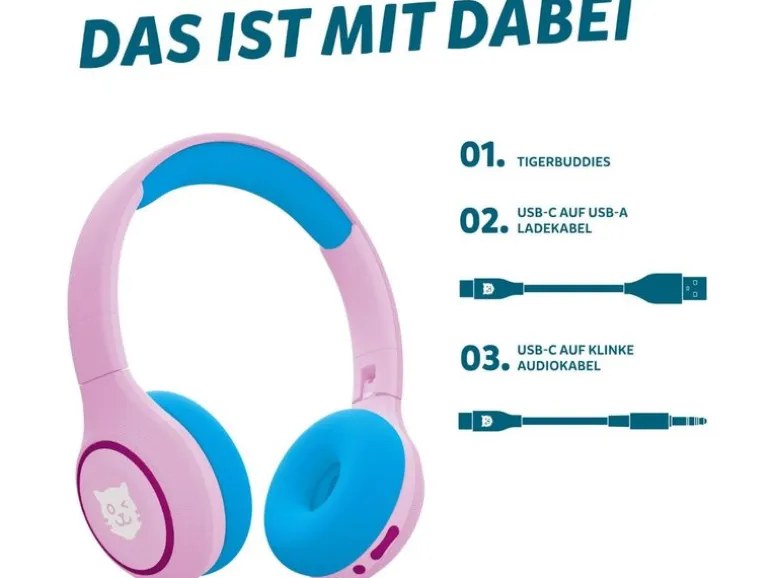 Tigermedia Tigerbuddies Kopfhörer pink