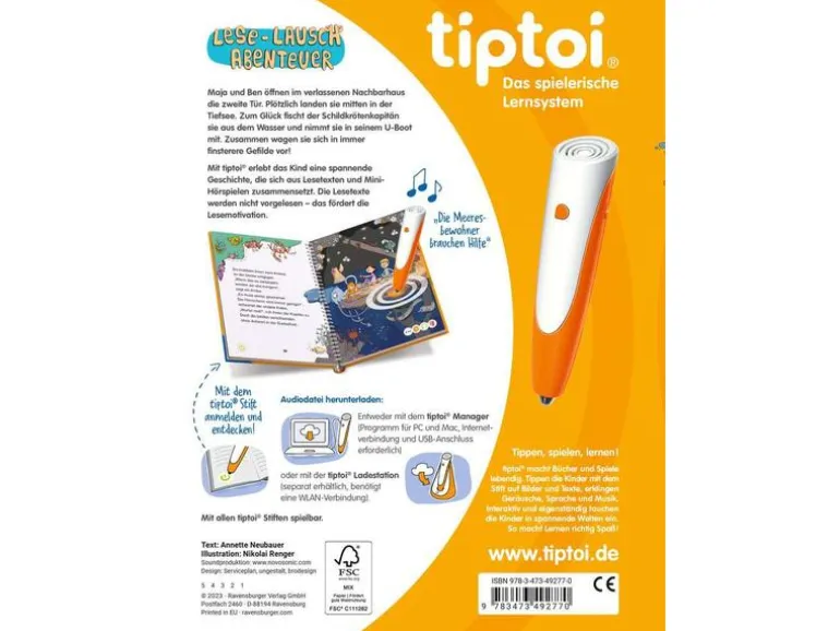 tiptoi Lernbuch Lese-Lausch-Abenteuer Tiefsee