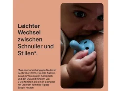 Tommee Tippee Nuggi Set Brustähnlicher Schnuller 0-6m, 4er Pack