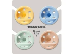 Tommee Tippee Nuggi Set Brustähnlicher Schnuller 0-6m, 4er Pack
