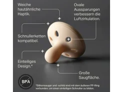 Tommee Tippee Nuggi Set Brustähnlicher Schnuller 0-6m, 4er Pack