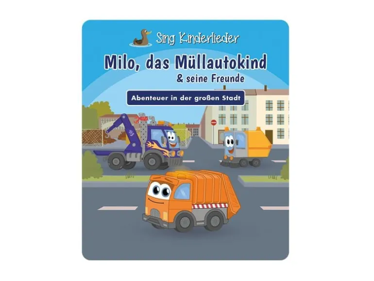 Tonies Hörbuch Sing Kinderlieder Milo, das Müllauto-Kind