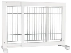Trixie Absperrgitter 65 - 108 × 61 cm, Weiss