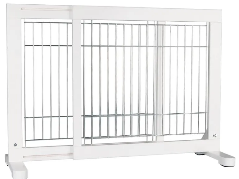 Trixie Absperrgitter 65 - 108 × 61 cm, Weiss