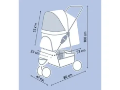 Trixie Buggy Friends on Tour 47 x 100 x 80 cm