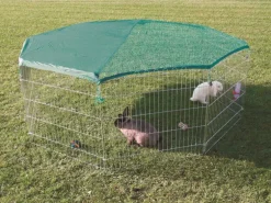 Trixie Freilaufgehege natura mit Schutznetz