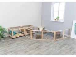 Trixie Freilaufgehege 150 x 50 x 60 cm, Holz/Metall, Indoor