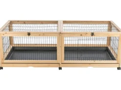 Trixie Freilaufgehege 150 x 50 x 60 cm, Holz/Metall, Indoor