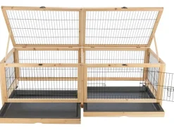 Trixie Freilaufgehege 150 x 50 x 60 cm, Holz/Metall, Indoor