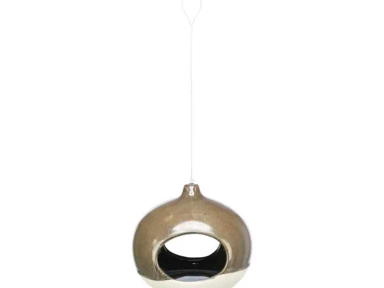 Trixie Futterspender Vogelfutter-Bowl, 120 ml, Keramik, Beige