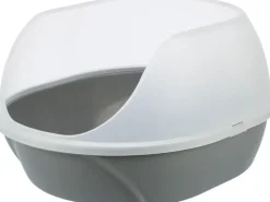 Trixie Katzentoilette Simao, hoher Rand, 48 × 30 × 58 cm, Grau