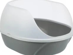 Trixie Katzentoilette Simao, hoher Rand, 48 × 30 × 58 cm, Grau