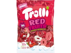Trolli Gummibonbons Miniringe Red Fruits 200 g