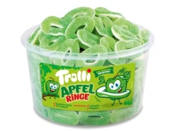 Trolli Gummibonbons Saure Apfelringe Dose 1.2 kg