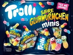 Trolli Gummibonbons Saure Glühwürmchen Minis 200 g