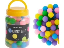 Twiddlers Gummiball Neon 70 Stück 70 Stück Kunststoff Mehrfarbig