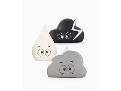 Twistshake Baby Badewanne + Kissen & Rinser & 3 Badetiere Pastel Grey