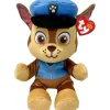 Ty Plüsch Paw Patrol Chase 20 cm, Blau, Braun