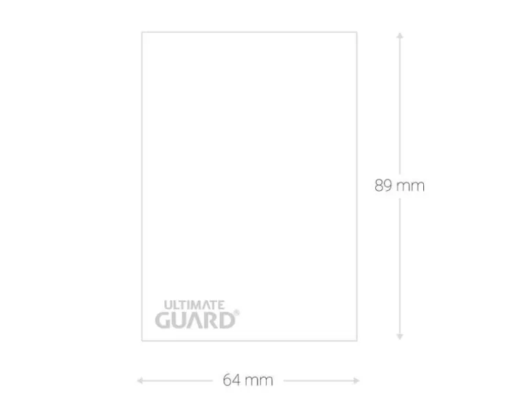 Ultimate Guard Kartenhülle Precise-Fit Sleeves Transparent Standard 100