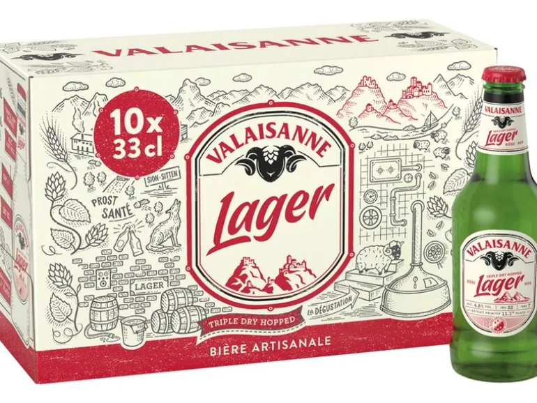 Valaisanne Lager Bier 10 x 0.33 l