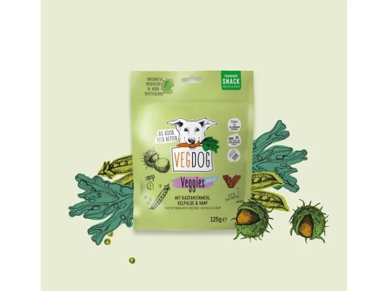 Vegdog Snack Veggies skincare 125 g