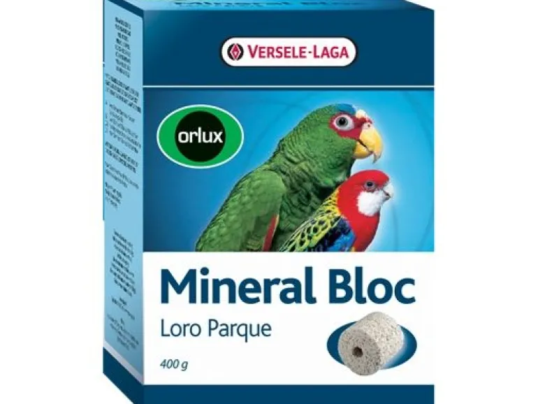 Versele Laga Ziervogelfutter Mineral Bloc Loro Parque, 400 g