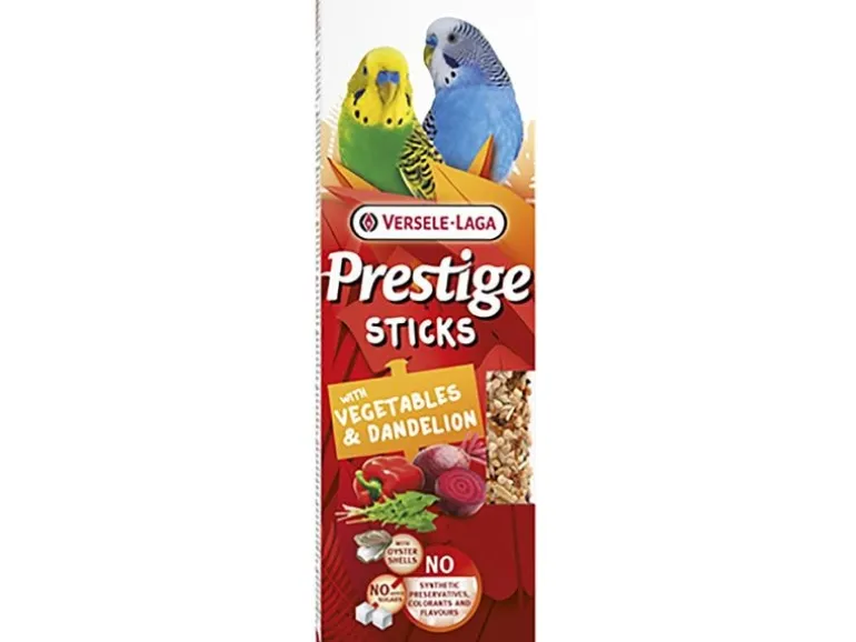 Versele Laga Ziervogelfutter Prestige Sticks Gemüse und Löwenzahn 2 Stk.