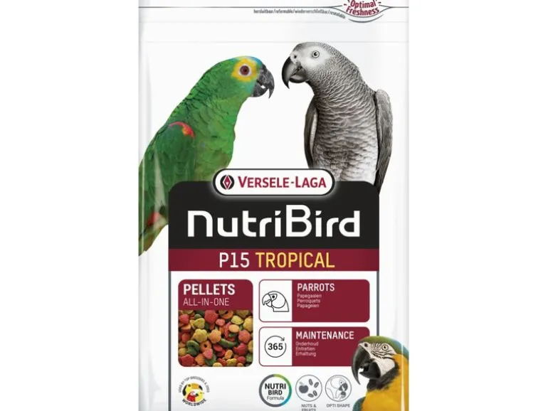Versele Laga Ziervogelfutter NutriBird P15 Tropical für Papageien, 1 kg