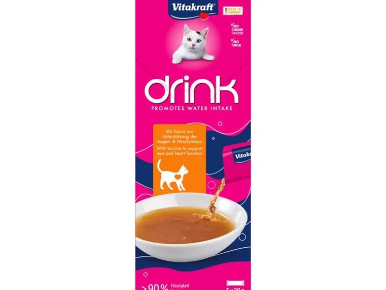 Vitakraft Katzen-Snack VitaDrink Huhn, 5 x 30 g