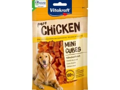 Vitakraft Leckerli Pure Chicken Mini Cubes, 80 g