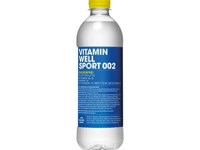 VITAMIN WELL Sportgetränk Sport 002 12 x 0.5 l, zuckerfrei
