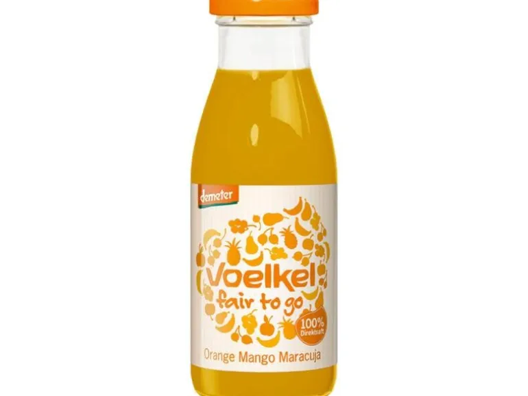 Voelkel Bio Demeter fair to go Orange Mango Maracuja 250 ml
