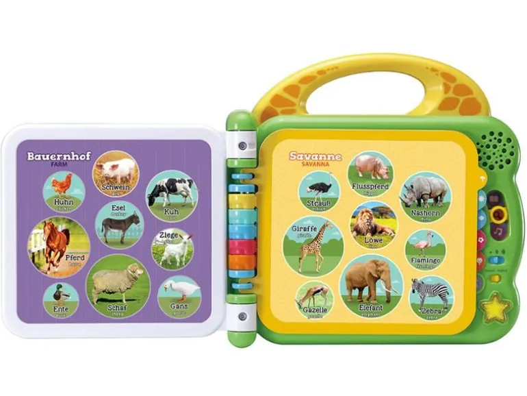 Vtech Beschäftigungsspielzeug Mein 100-Wörter-Buch Tiere