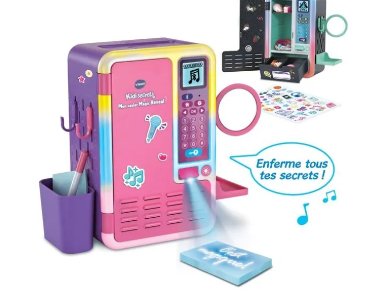 Vtech KidiSecrets mon casier Magic Reveal FR – noir