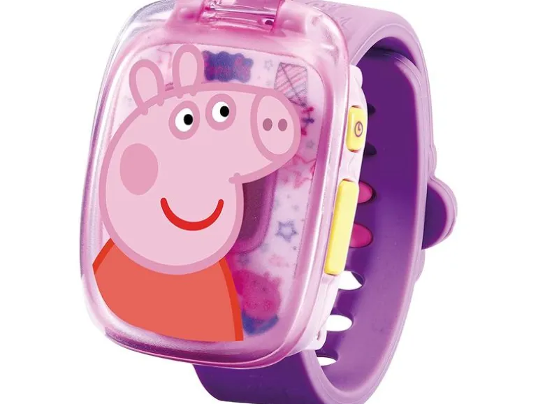 Vtech Smart Watch Peppas Lernuhr Violett/Rosa
